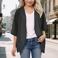 thumbnail image 2 of Cardigan For Girls 7-8 Teen Girls Short Sleeve Cropped Cardigan Summer Cute Sweaters Lightweight V-Neck Button Down Bolero Short Shrugs Tops, 2 of 4