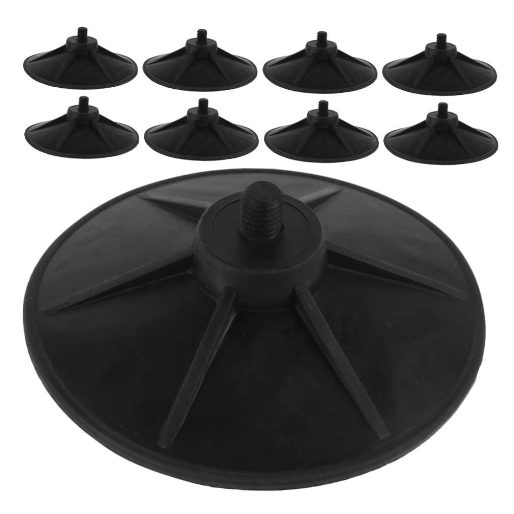 FOLOYORI Home Fitness Suction Cup Sandbag Punching Bag Suction Cup Black 16PCS
