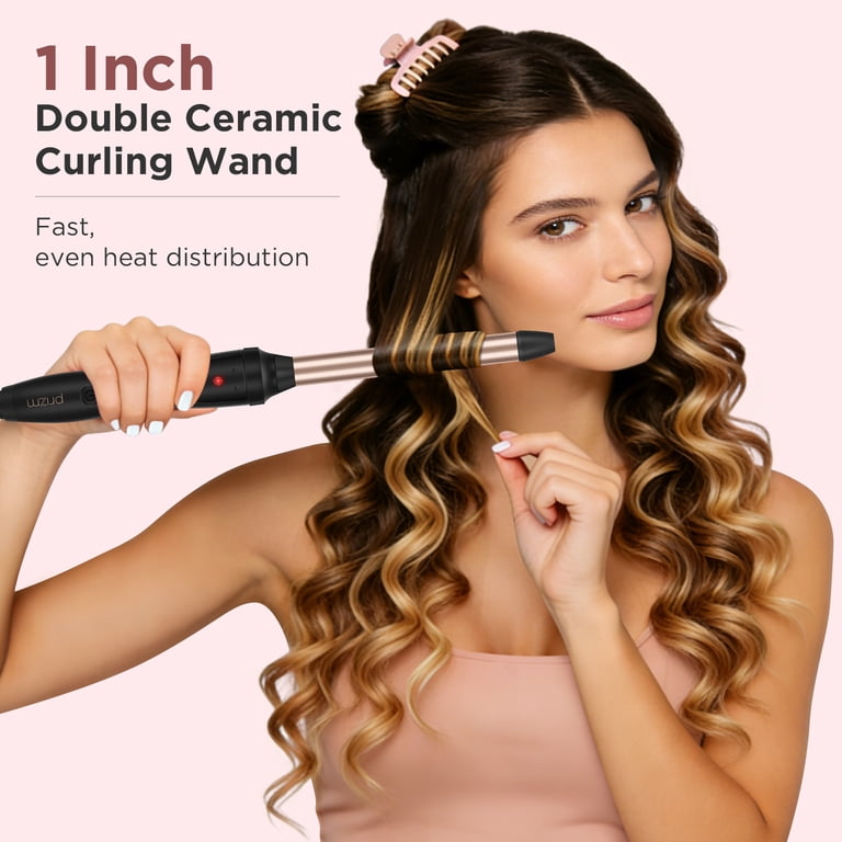 Prizm 3-in-1 Interchangeable Barrel Curling Wand Set photo 2
