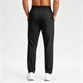 thumbnail image 7 of Baggy Sweatpants Men Big and Tall Straight Leg Comfy Gym Activewear with Pockets Cargo Athletic Work Track Pants, M, 7 of 7