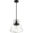 thumbnail image 4 of 60/6759-Nuvo Lighting-Basel-1 Light Pendant-13.75 Inches Wide by 14.63 Inches High-Matte Black Finish, 4 of 8