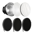 thumbnail image 2 of 7'' Standard Reflector Diffuser Lamp Shade Dish + 10 20 30 40 50 Degree Honeycomb Grid For Studio Flash Speedlite ,Photographic Equipment, 2 of 6