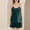 Green, variant on Amkhujs Pajamas for Women Set Satin Camisole Top and Shorts Nightwear Women Cami Pajama Set Summer