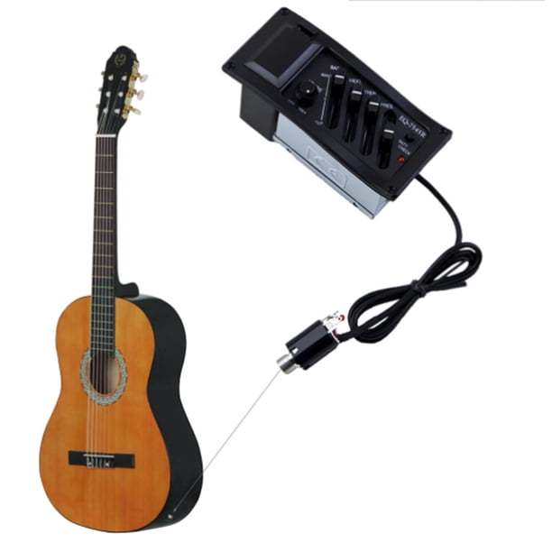 TSTS Guitare Acoustique Éq Préampli avec Syntoniseur Numérique TSTS Guitare Acoustique Éq Préampli avec Syntoniseur Numérique