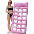thumbnail image 4 of PVC Floating Pool Chair - Comfortable, Stable, Lightweight/Foldable, for Pool/Beach, Multi-Person Use, Stylish Colors, 4 of 6
