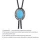 thumbnail image 2 of Bolo corbata para hombres corbatas occidentales con cuero de PU Cordón de cuero Piedra Colgante Collar Collar de hombre Corbatas de San Valentín Decoraciones Decoraciones Adornos Turquesa Inevent AP004543-07, 2 of 6