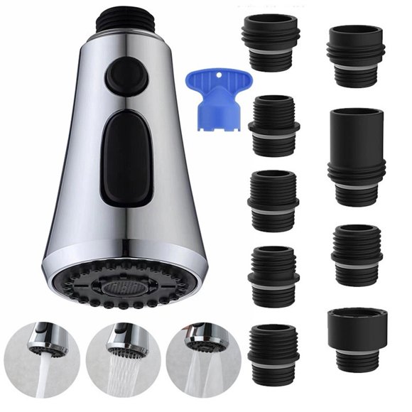 Kitchen Faucet Head Replacement,Pull Down Kitchen Spray Head Sink Spray Nozzle