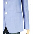 thumbnail image 3 of Lauren Ralph Lauren Mens Classic-Fit Cotton Chambray Sport Coat 38 Short Blue, 3 of 4