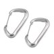 thumbnail image 1 of 2 Piezas De Aleación De Aluminio En De Resorte De Puerta De Alambre Mosquetón Herramienta De Llavero Senderismo E Baoblaze Spring Snap Clip Carabiner, 1 of 6