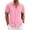 #03 Pink, variant on Cotton Short Sleeve Shirts for Men Summer Casual Button Down Shirts Lightweight Breathable Dress Shirt, #03 Navy, S
