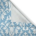 thumbnail image 6 of Ambesonne Damask Valance & Curtain, Blue White Old Garden, 55"x30", Sky Blue White, 6 of 6