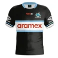thumbnail image 3 of 2024 Cronulla Sharks Home Rugby Jersey black hats size S--5XL (Custom name and number ), 3 of 6