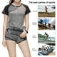 thumbnail image 2 of Riñonera deportiva para exteriores con botella de agua, multifuncional, para correr, para teléfono móvil, color gris, 2 of 6