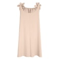 thumbnail image 5 of Ohufall Women's Dress Loose Sling Solid Color Knee-Length Dress Casual Vacation Comfort Dress, 5 of 6