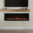 thumbnail image 6 of Modern Ember Highmark 60" W x 18.13" H x 6.4" D 85lb Smart Linear Electric Fireplace - Black, 6 of 10