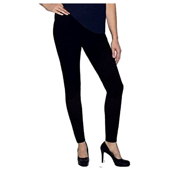 Matty M Womens Wide Band with Pockets, Charcoal Leggings, XS