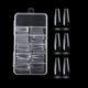 thumbnail image 1 of 100pcs Coffin Nails Long Fake Nails - Clear Acrylic Nails, 1 of 1