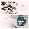 thumbnail image 7 of Unique Bargains Large Toiletry Bag Hanging Travel Makeup Organizer Waterproof Make Up Travel Bag for Toiletries Blue, 7 of 7