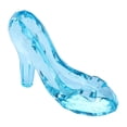 thumbnail image 3 of Escultura de mini zapatos de tacón de princesa para decoración de fiestas de niñas. azul, 3 of 9
