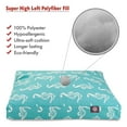 thumbnail image 2 of Majestic Pet | Sea Horse Rectangle Pet Bed For Dogs, Removable Cover, Teal, Medium, 2 of 5