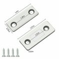 thumbnail image 4 of Dazone 4 Set Magnetic Door Catch, With Adhesive Cabinet Magnets Magnetic Door Catch Closer Magnetic Closures Latches Hardware Kitchen Cabinet Closer, With 16 Screws, 4 of 9