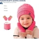 thumbnail image 2 of Juego de Gorro, Bufanda y Guantes de Invierno Bluelander, a Prueba de Viento, Rosa, 2 of 4