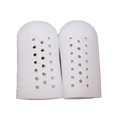 thumbnail image 1 of Paquete de 6 tapas para los dedos de los pies, protectores de mangas de tela para la superficie de los dedos cerrados con forro de gel, evitan el alivio del dolor para los callos, las ampollas y, 1 of 5