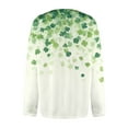 thumbnail image 5 of St. Patrick's Day Cardigan Sweaters for Women Button Down Lucky Irish Clover Print Crew Neck Soft Cardigan Outerwear Spring St. Patrick's Day Tops, 5 of 5