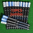 thumbnail image 1 of 13 Pcs CP2 Pro Poignées de Golf / Enveloppe en Caoutchouc Antidérapante, Standard/moyen/jumbo, Noir avec Rayures Rouges / Entrepôt US, Expédition Rapide Gratuite 13 Pcs Bleu Jumbo, 1 of 6