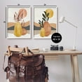 thumbnail image 3 of Boho Botanical Sprigs Landscape Botanical & Floral Graphic Art White Framed Art Print Wall Art, Set of 2, 3 of 8