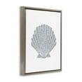 thumbnail image 4 of Stupell Industries Minimal Sea Shell Coastal Painting Brown Floater Framed Canvas Art Print Wall Art, 17 x 21, 4 of 10