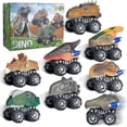 thumbnail image 1 of 2026 8 Pack Dinosaur Toy Pull Back Cars Dino Monster Trucks Set, 1 of 5