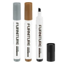 Furniture Markers Touch Up, 3pcs Furniture Repair Kit, Gray/Black/Rusted Brown