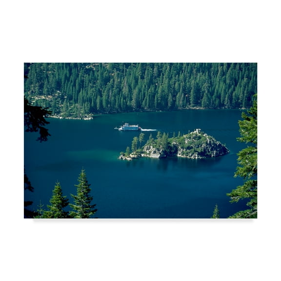 Trademark Fine Art 'Lake Tahoe Forest' Canvas Art by J.D. McFarlan