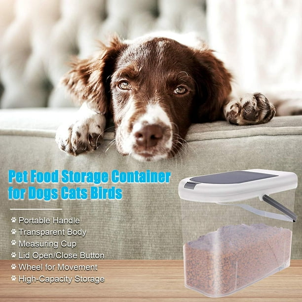 Dog food container hot sale for two dogs
