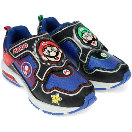 Mario & Luigi Light Up Athletic Sneaker, Sizes 10-2