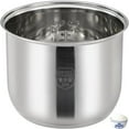 thumbnail image 1 of Estbridge 304 Stainless Steel rice cooker inner pot Replacement for Zojirushi  Tiger  Multi-Cooker Replacement Inner Bowl(2L), 1 of 16