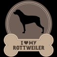thumbnail image 3 of CafePress - Rottweiler Dog Lover - Women's Short Sleeve Print T-Shirt and Pants Dark Cotton Pajama Set, 3 of 7