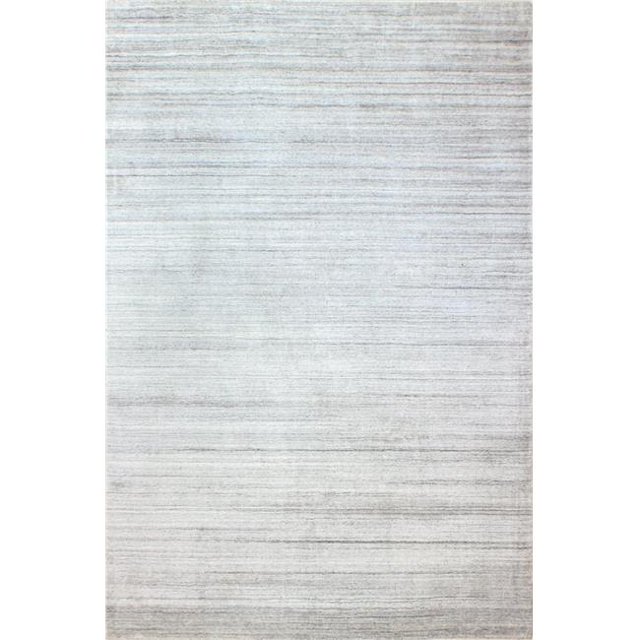 Bashian T142-MRB-2.6X8-BNT1 Bashian Terrain Collection Striped Contemporary Wool & Viscose Hand Loomed Area Rug, Marble - 2 ft. 6 in. x 8 ft.