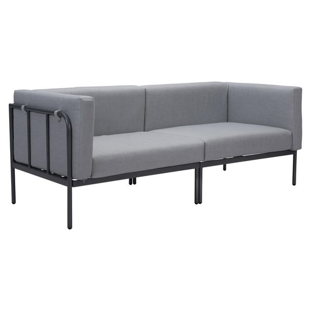 Zuo Modern Cancun Sofa Dark Gray Com Zuo Modern Cancun Sofa Dark Gray, Zuo Modern Sofa Frame
