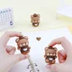 thumbnail image 2 of Lindo oso Sacapuntas de silicona, cortador de lápices Manual de un solo orificio, juguetes de regalo para niños, papelería Kawaii, suministros escolares y de oficina, 2 of 4
