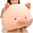 thumbnail image 4 of Cojín de peluche de cerdo de dibujos animados Kawaii de 15/40/60 cm, muñeco de peluche, juguete de cerdito, almohada suave para niños, bebé, regalo de cumpleaños reconfortante, 4 of 5