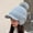 Gray, variant on Bmisegm Women Autumn and Winter Ear Protection Warm Baseball Wool Ball Cap Thickened and Fleece Duck Tongue Knitted Wool CapScarf for Women Winter White One Size