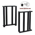 thumbnail image 4 of MBQQ 2 Pcs Pieds de Meubles Rustiques en Forme de C, Pieds de Table en Métal Robuste, Pieds de Table à Manger, Industriel Moderne, Banc en Fer DIY (H28”xW17.7”), 4 of 4