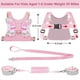 thumbnail image 2 of Toddler Harness Leash + Anti Lost Wrist Link, Kids Butterfly Harnesses With Children Leashes, Cute Baby Leash Walking Assistant Wristband Strap, 2 of 5