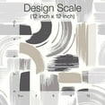 thumbnail image 6 of Modern Brushstrokes Peel & Stick Wallpaper, 6 of 9