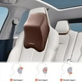 thumbnail image 5 of Byujiro Memory Foam Car Headrest Pillow Ergonomic High Resilience Neck Support Cushion for Car Seat, Breathable Pressure Relief Head Rest Pillow for Driving, Commuting & Long Trips, 5 of 6