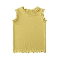 thumbnail image 5 of Zanarzt Toddler Girls Tank Tops Organic Lightweight Soft Breathable Comfortable Cotton Undershirts Toddler Kids Girl Yellow,9-10 Years, 5 of 5