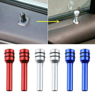 Car Door Lock Knob, Light Weight Durable 2Pcs Car Door Lock Knob Pin,  Universal For Maintain Decorate Car Repair Prevent Accident