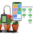 thumbnail image 2 of Soil PH Meter Moisture Tester Soil Analyzer for Android USB Smart Garden Soil Nutrient Sensor for Greenhouse Home Farmer, 2 of 7